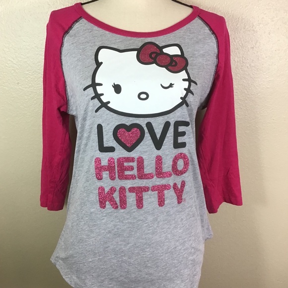 Hello Kitty Tops - Hello Kitty Long Sleeved Top-EUC